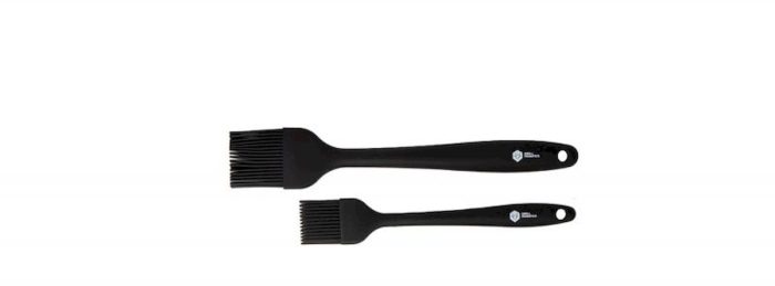 Grill Fanatics bbq siliconen kwast - 2 stuks - 21 & 25 cm