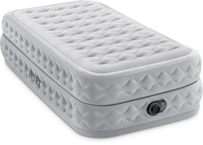 Intex Supreme Air Flow luchtbed - Eenpersoons - Ingebouwde elektrische pomp