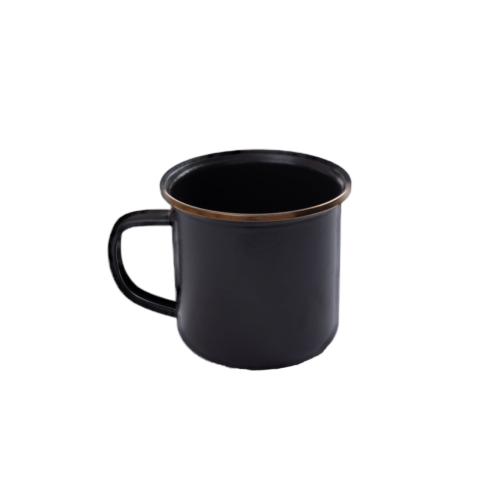 Barebones Cup Enamel Set 2 Pcs Charcoal