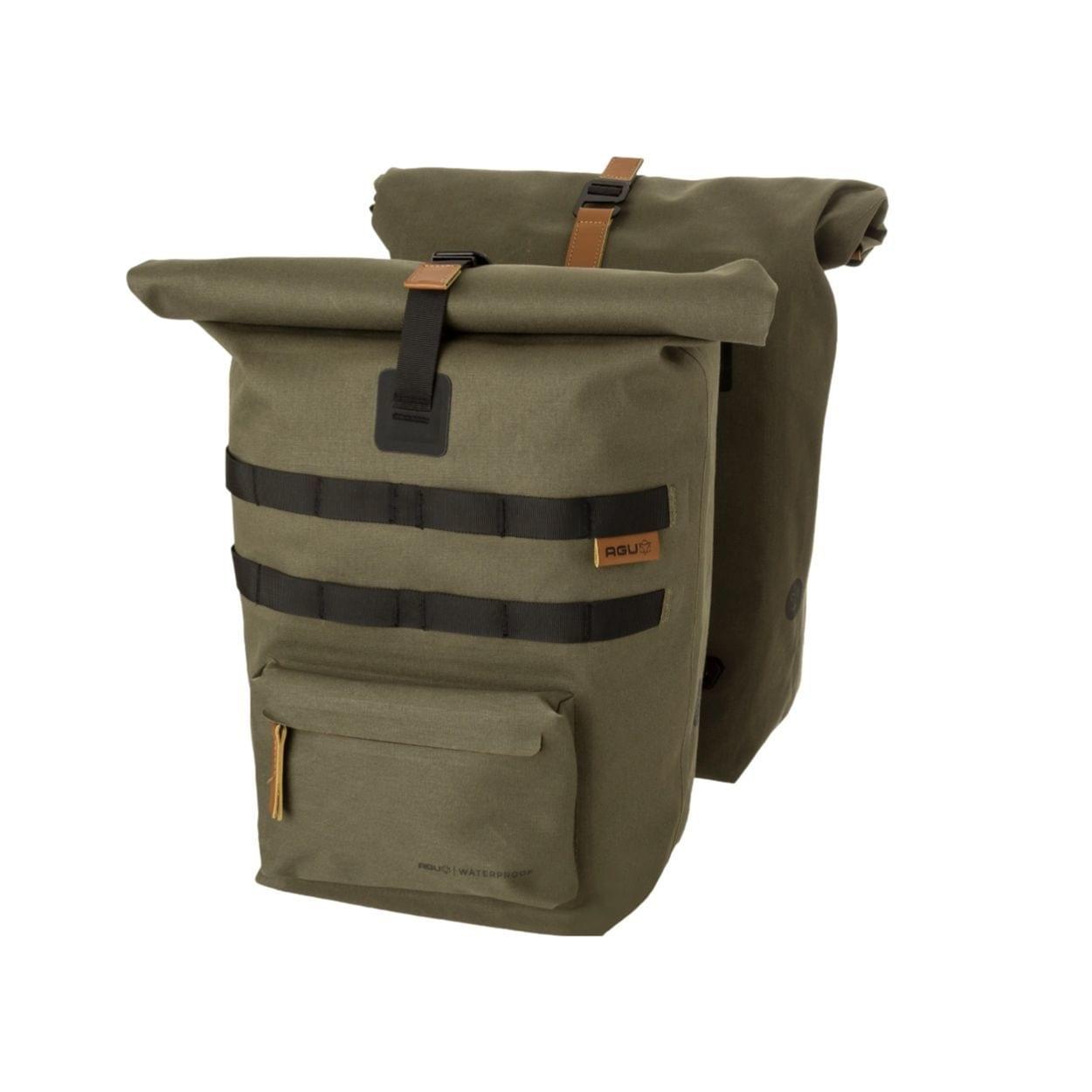 Agu Convoy Urban Click &apos;nGo MIK Dubbele Fietstas Groen