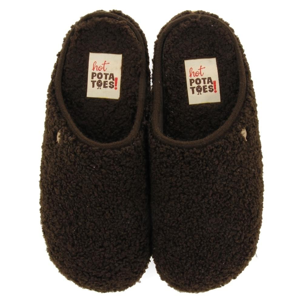 Hot Potatoes 92093 Sloffen Dames Bruin
