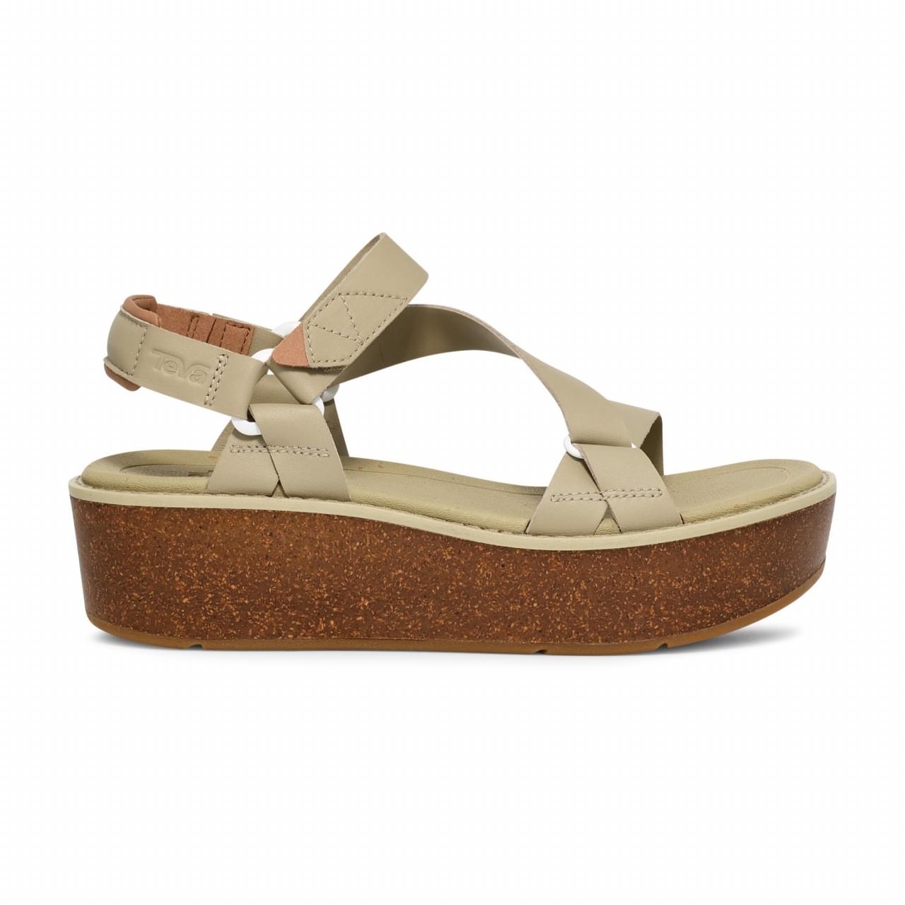 Teva Madera Wedge Sandaal Dames Groen
