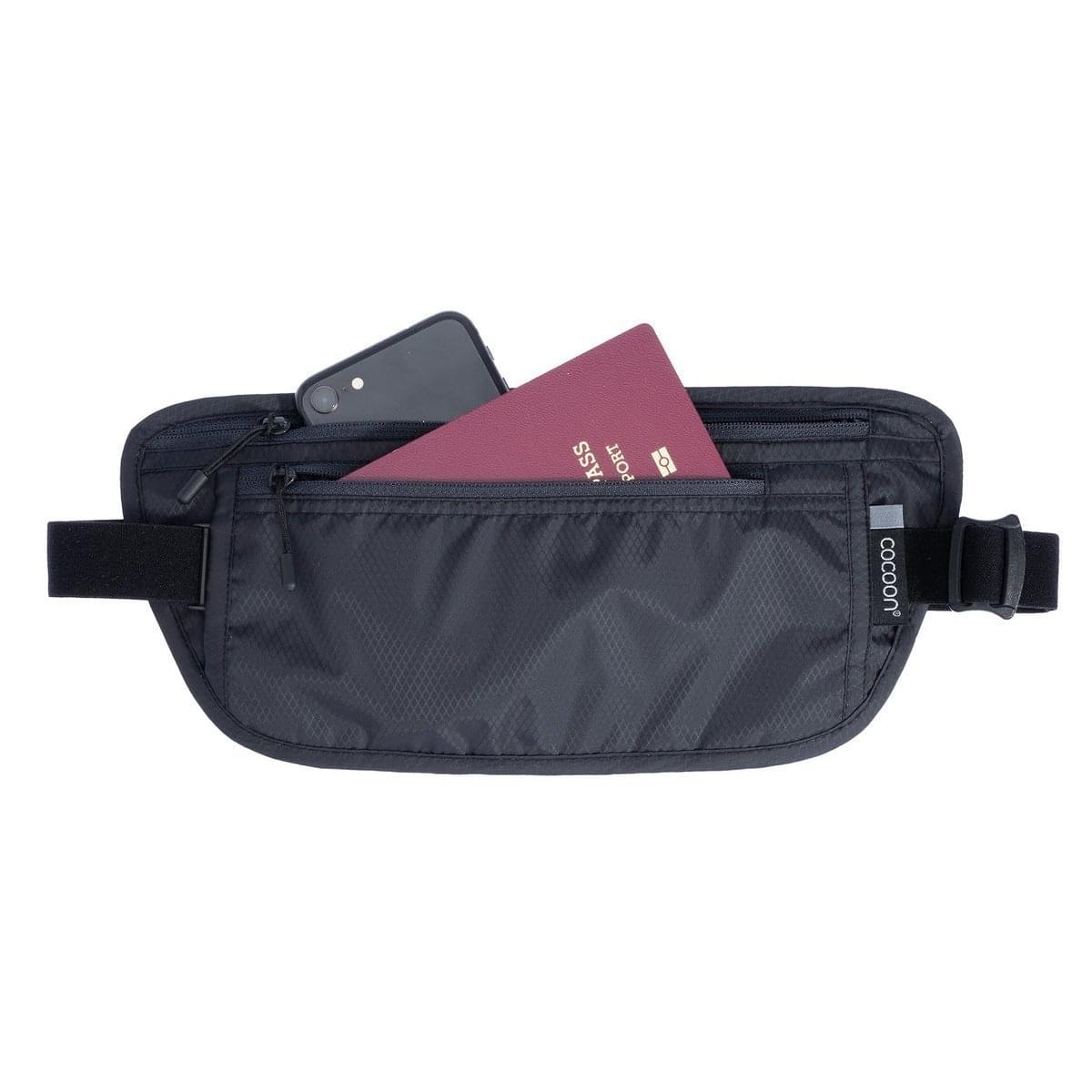 Cocoon Travel Waist Wallet Portemonnee Zwart