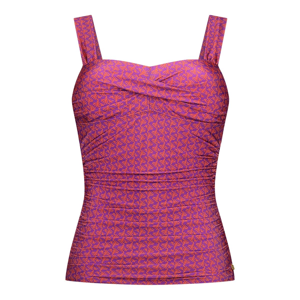 ten Cate Beach Coral Tankini Top Dames Roze