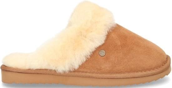 Warmbat Flurry Dames Slof Bruin