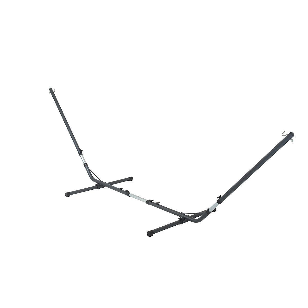 Bo-Camp Hangmatstandaard Verstelbaar Donkergrijs