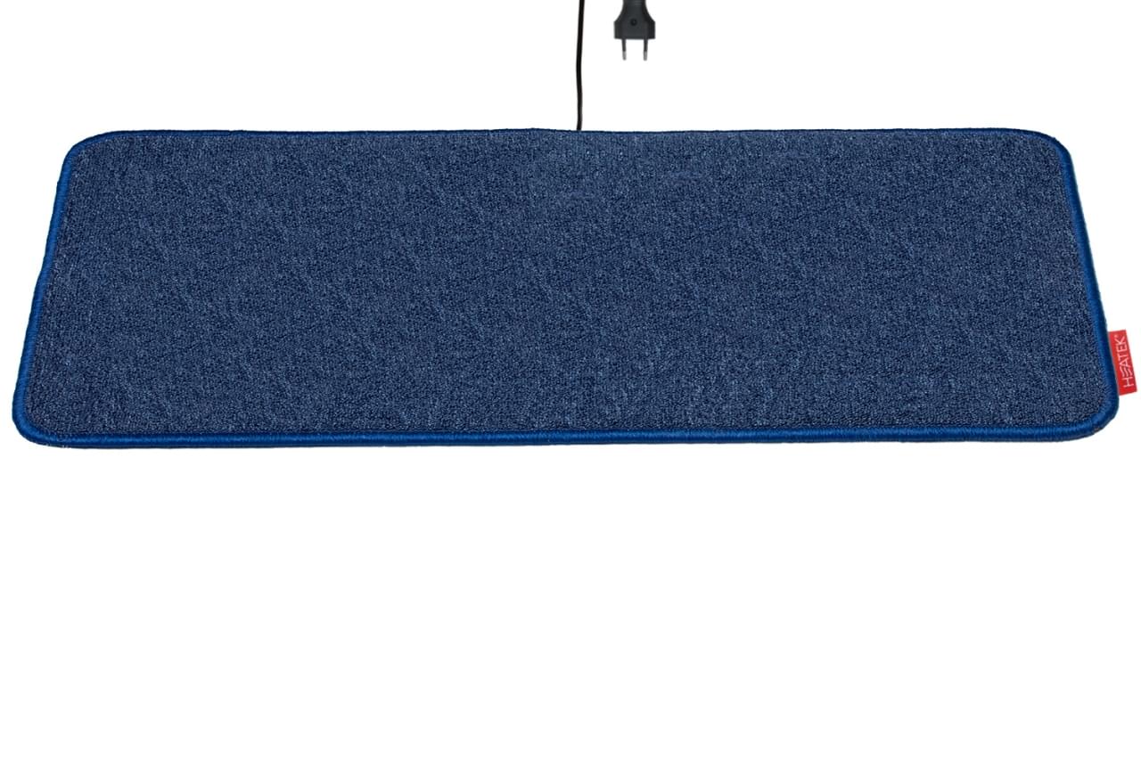Heatek Verwarmde Voetenmat 100 x 50 cm Blauw
