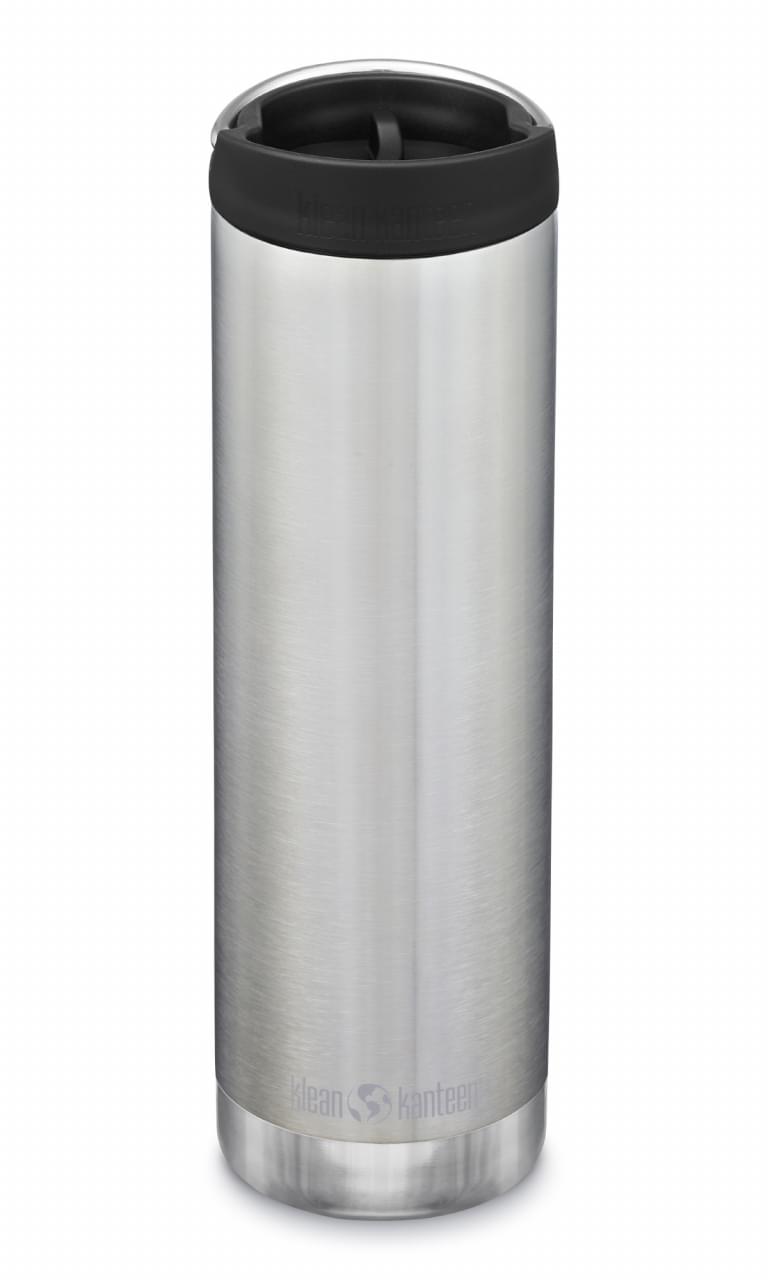 Klean Kanteen TKWide Isolatiefles 592 ml met koffiedop Zilver