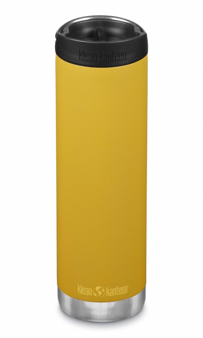 Klean Kanteen TKWide Isolatiefles 592 ml met koffiedop Geel
