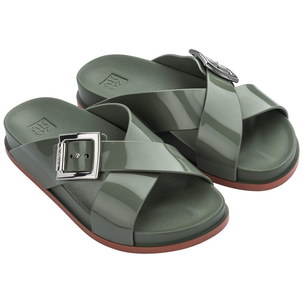 Zaxy Choice Birken Slipper Dames Donkergroen