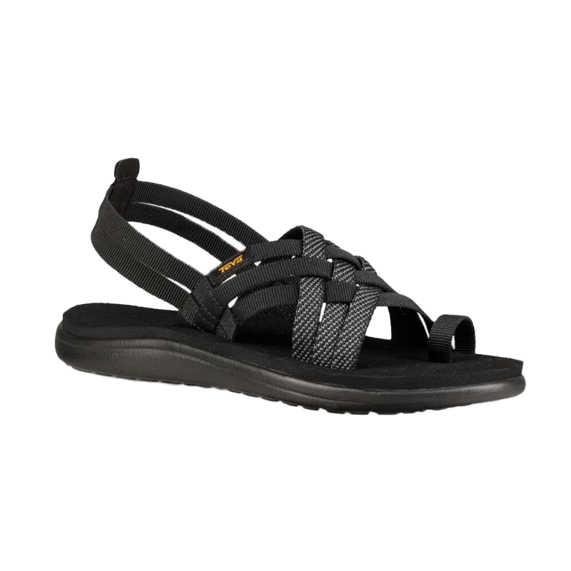 Teva Voya Strappy Sandaal Dames Zwart