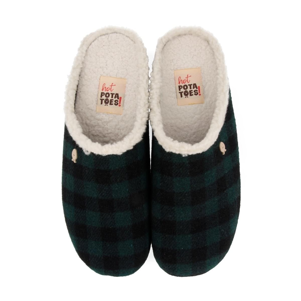 Hot Potatoes Tijvin Sloffen Heren Donkergroen