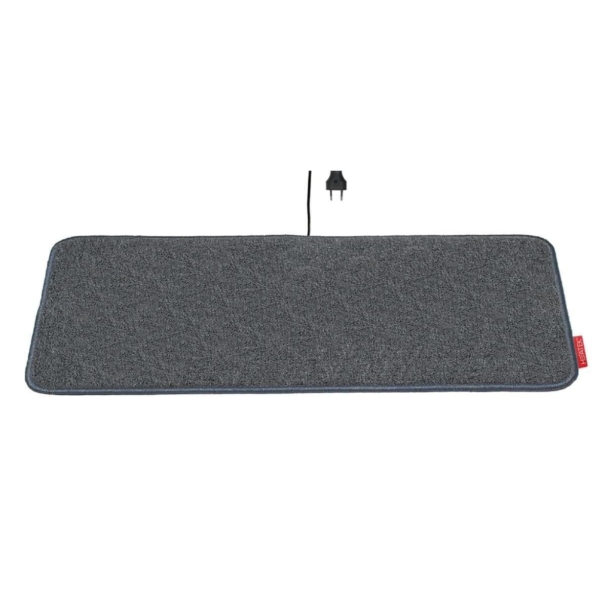Heatek Verwarmde Voetenmat 90 x 40 cm Grijs