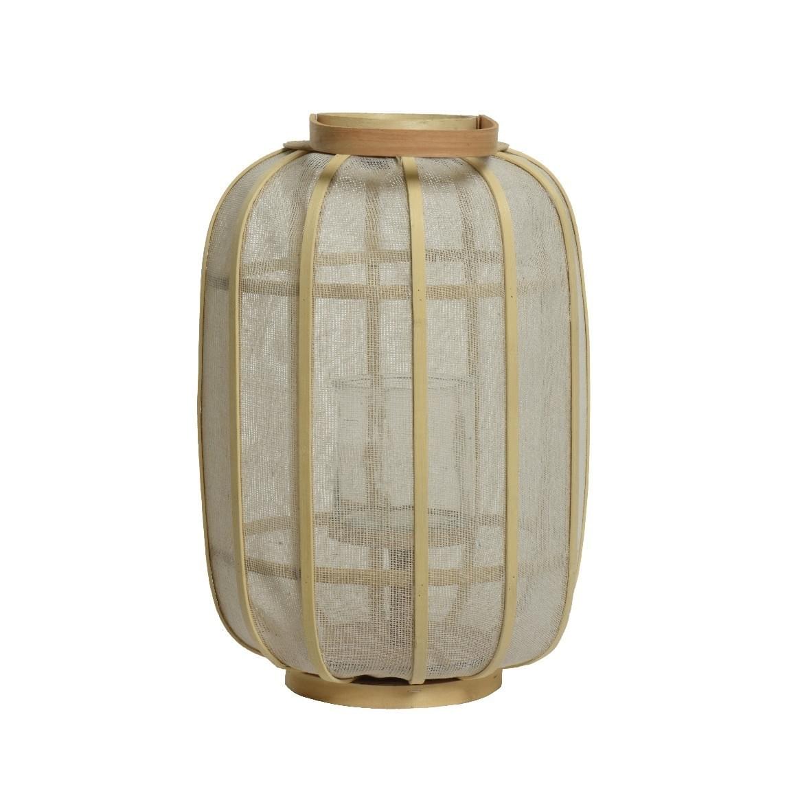 Lumineo Lantaarn Bamboe Theelichthouder