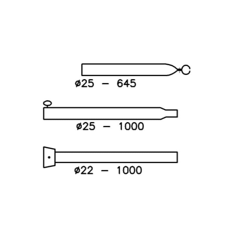 Campking Stormstok Staal Klapvoet