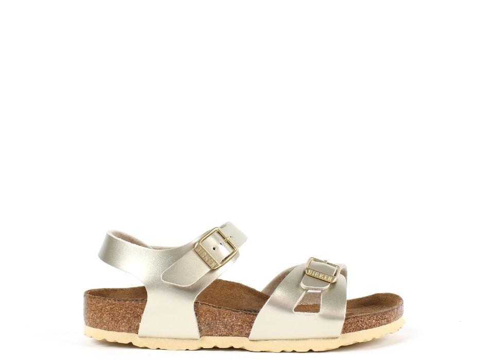 Birkenstock Rio Narrow Sandaal Kids Goud