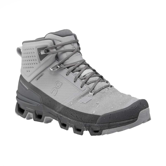 ON Cloudrock 2 Waterproof Wandelschoen Heren Grijs