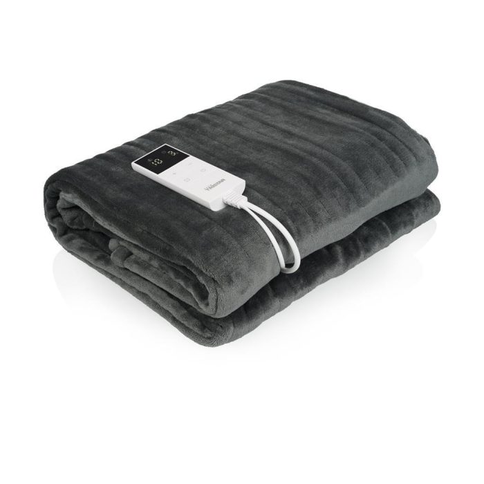 Tristar Fleece Warmte Deken 180 x 120 cm Grijs