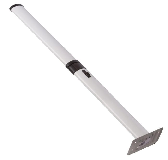 OCS Klaptafelpoot 68cm deelbaar grijs