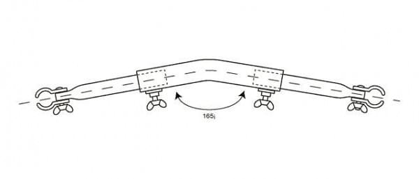 Campking Gebogen daksteun