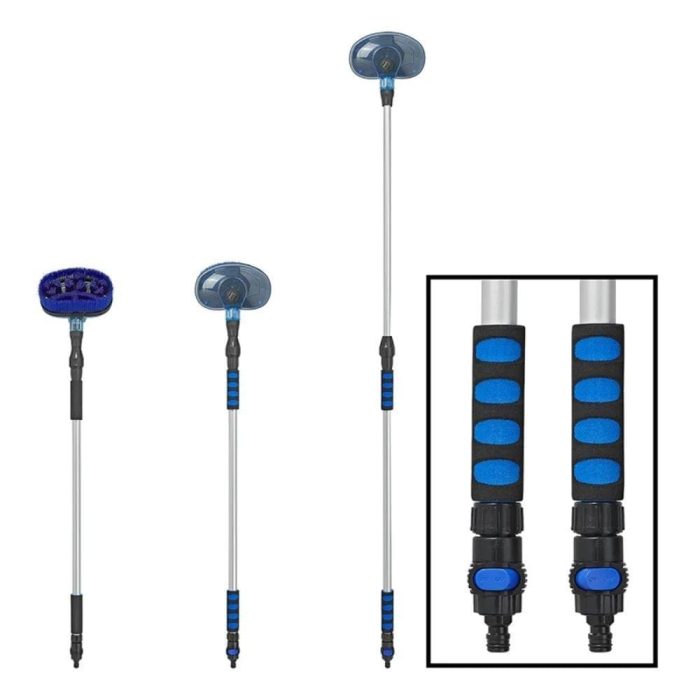 ProPlus Wasborstel Telescopische Steel met Roterende Borstelkop