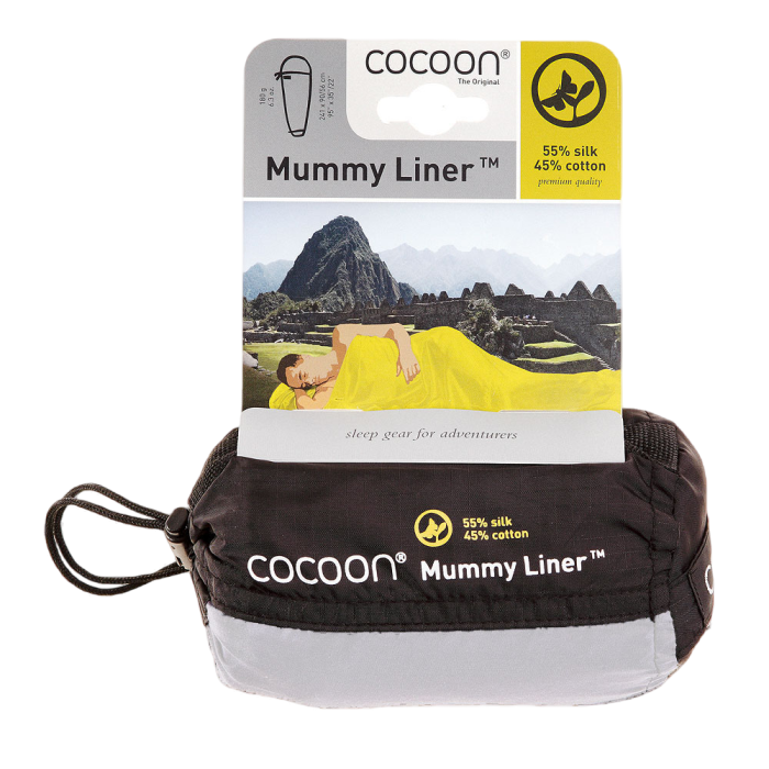Cocoon Mummy Liner Lakenzak, Zijde/Katoen