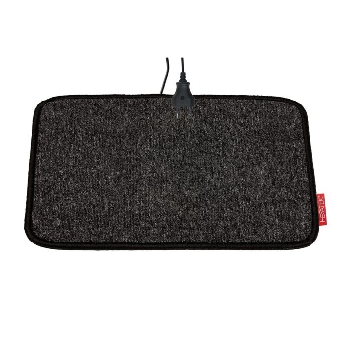 Heatek Verwarmde Voetenmat 50 x 40 cm Donkergrijs