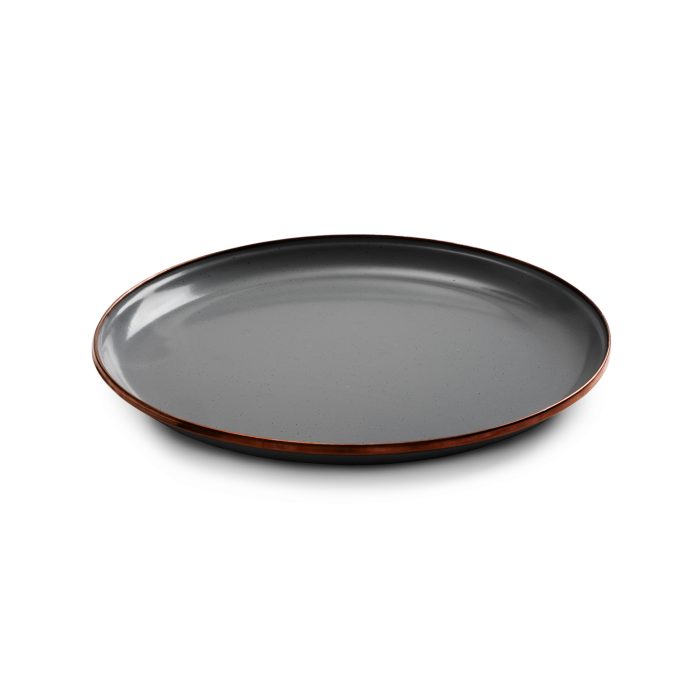 Barebones Plate Enamel Set 2 Pcs Slate Grey