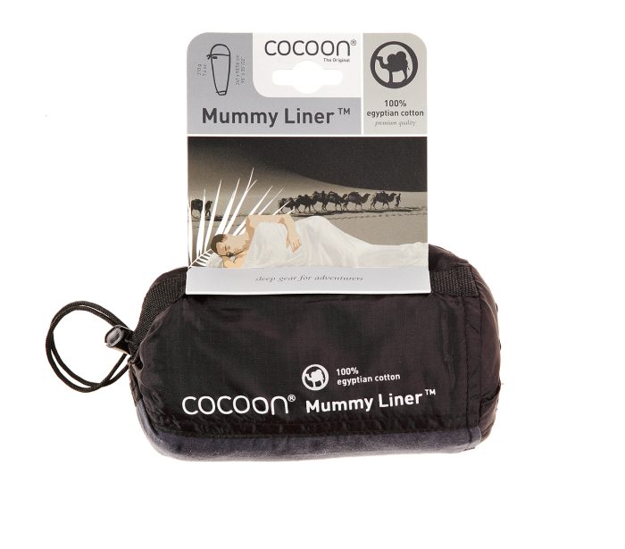 Cocoon Mummy Liner Lakenzak, Egyptisch Katoen