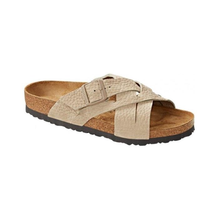 Birkenstock - Lugano Desert Buck Slippers Heren