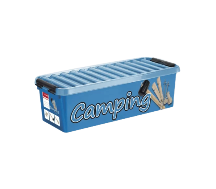 Sunware Q-line camping box met inzet 9,5L blauw zwart