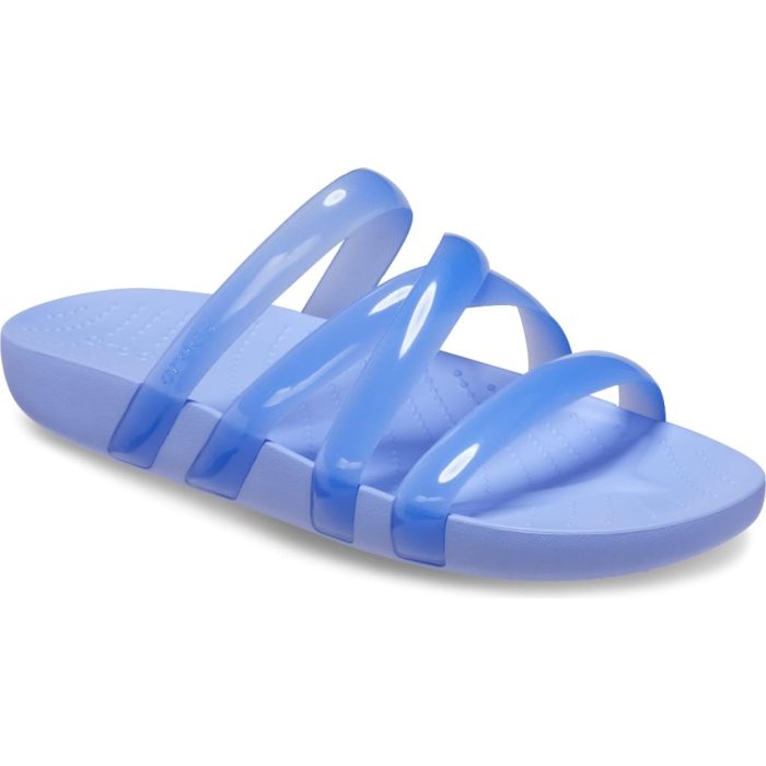 Crocs - Crocs Splash Glossy Strappy Slipper Dames