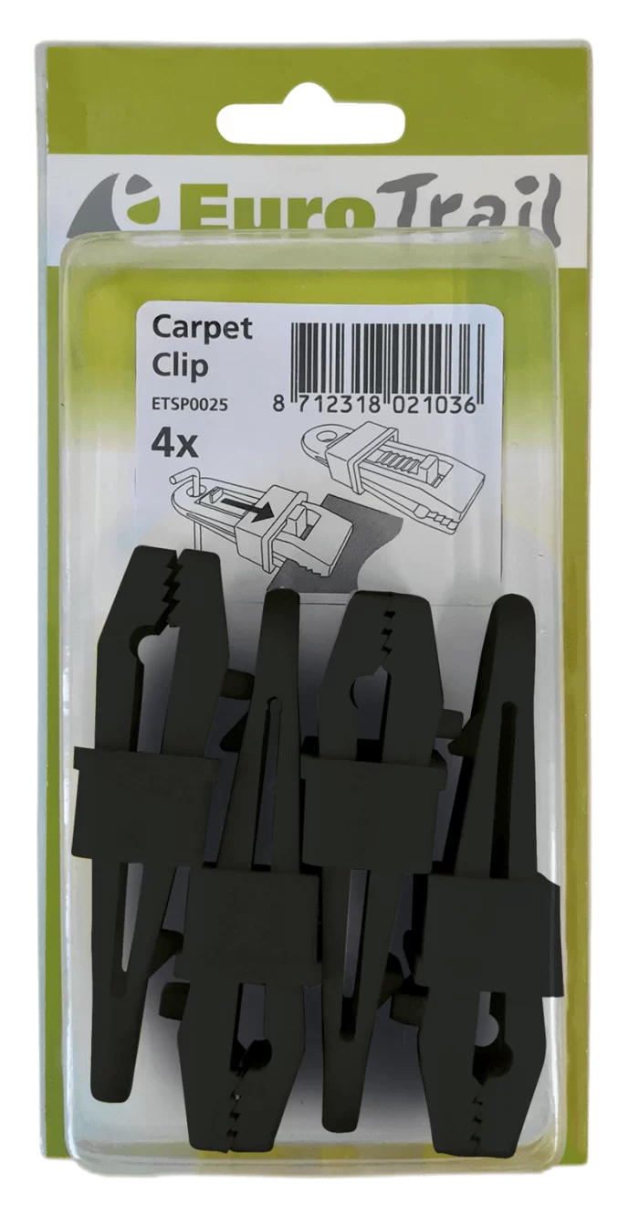 Eurotrail CARPETCLIPS 4 STUKS
