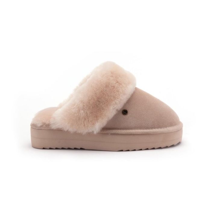 Warmbat - Flurry Suède Plateau Sloffen Dames
