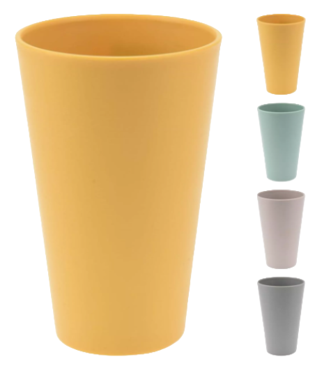 Excellent Houseware Beker van Gerecycled Kunststof 400 ml