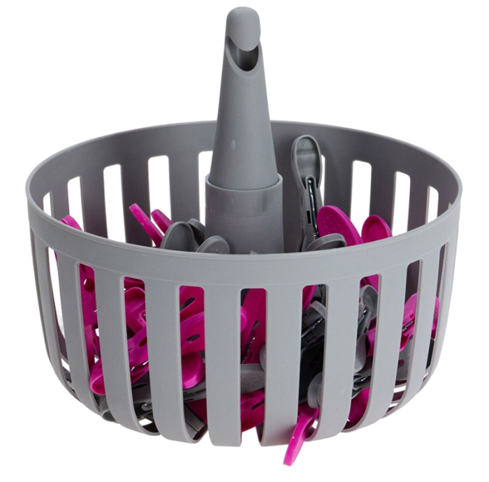 Excellent Houseware Wasknijpermand met 30 Knijpers