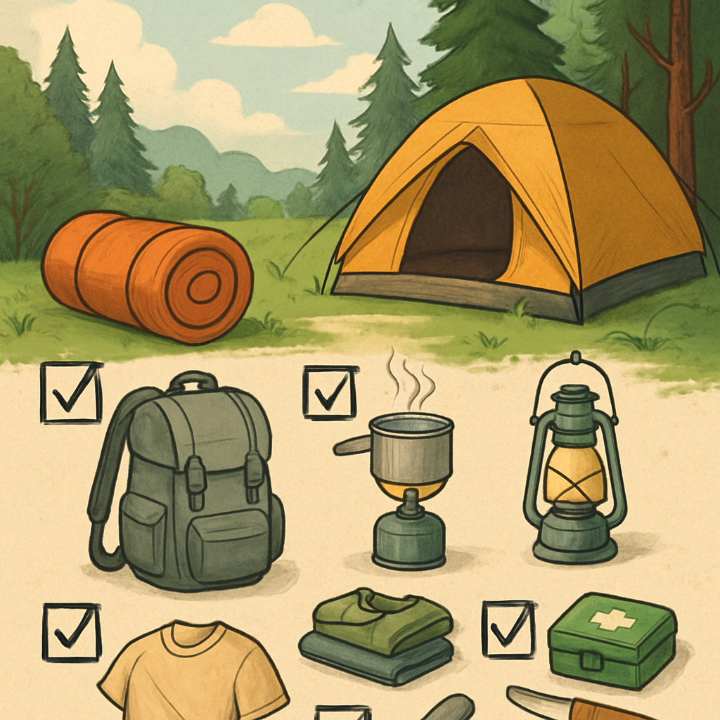 Complete checklist voor eerste kampeervakantie