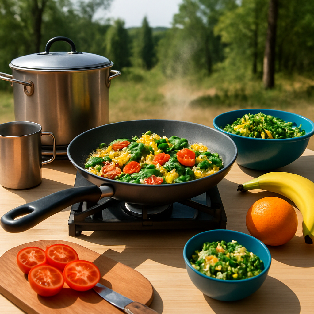 Gezonde campingmaaltijden in 20 minuten