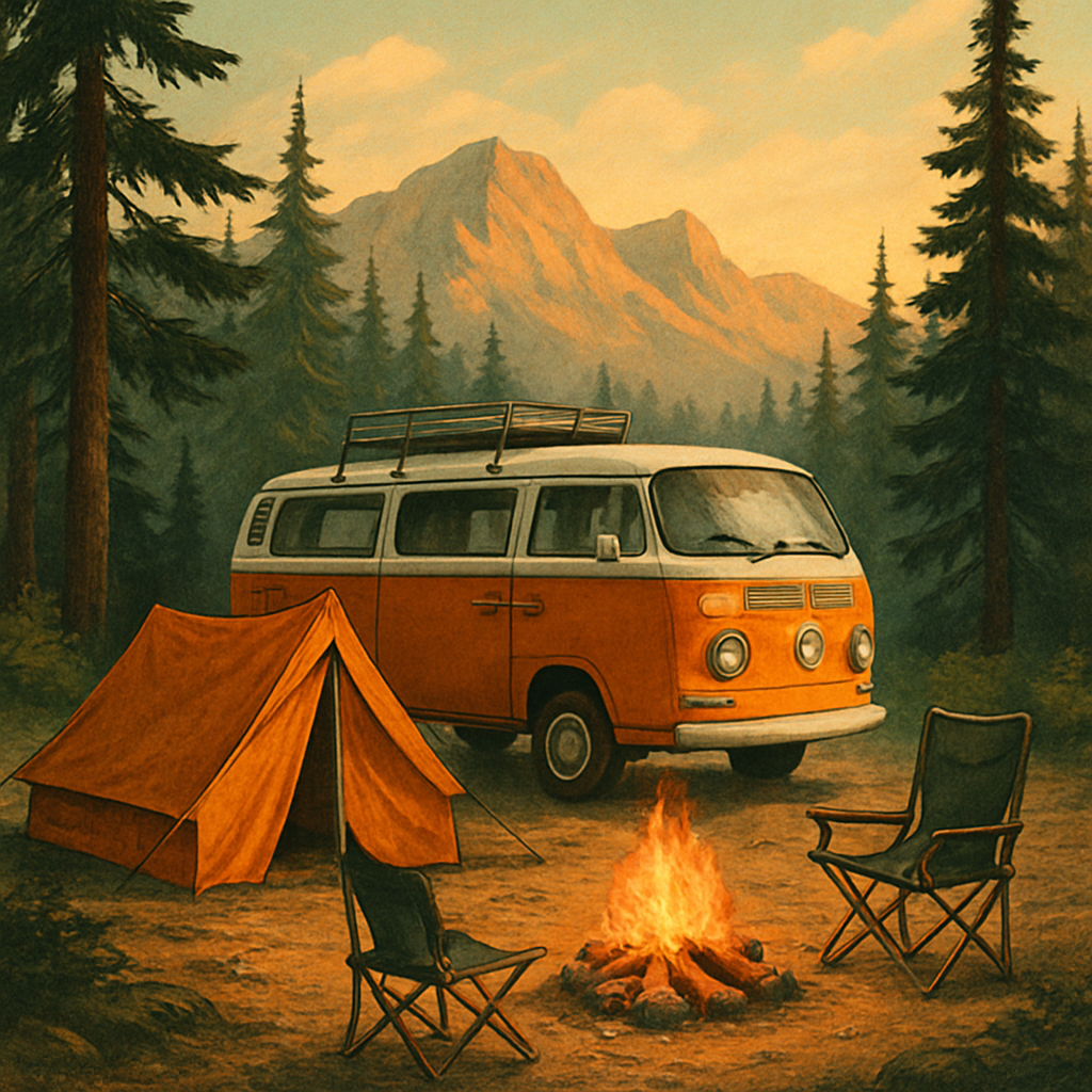 Kamperen tijdens een roadtrip organiseren