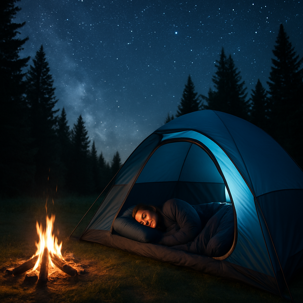 Nachtrust verbeteren tijdens het kamperen