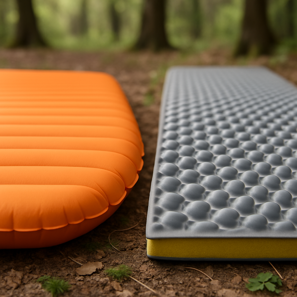 Opblaasbare versus schuimmatjes wat kiezen