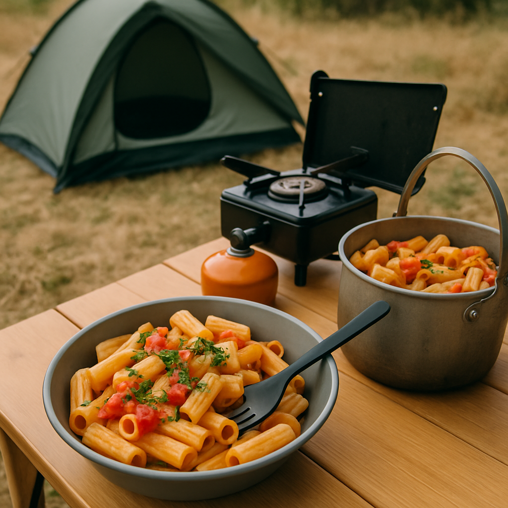 Snelle pasta recepten voor kampeerders