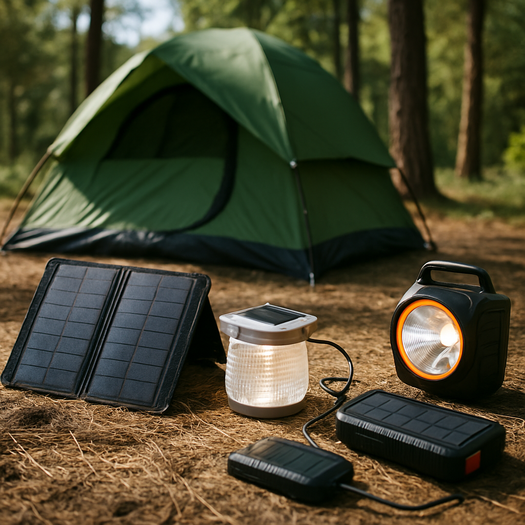 Solar gadgets voor kamperen getest