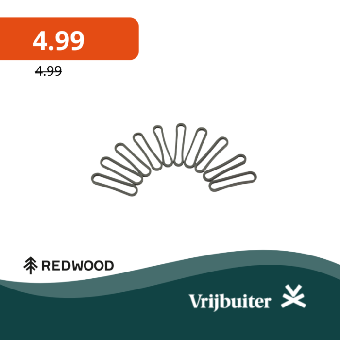 Redwood Tentrubbers 80x90x5mm (10 stuks)