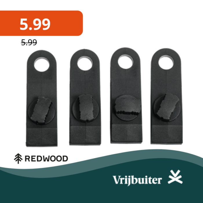 Redwood Tenttapijt/Tarp Klemmen
