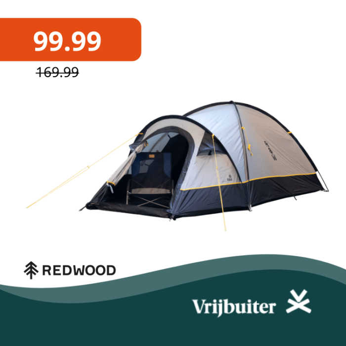 Redwood Chestnut 190 Koepeltent