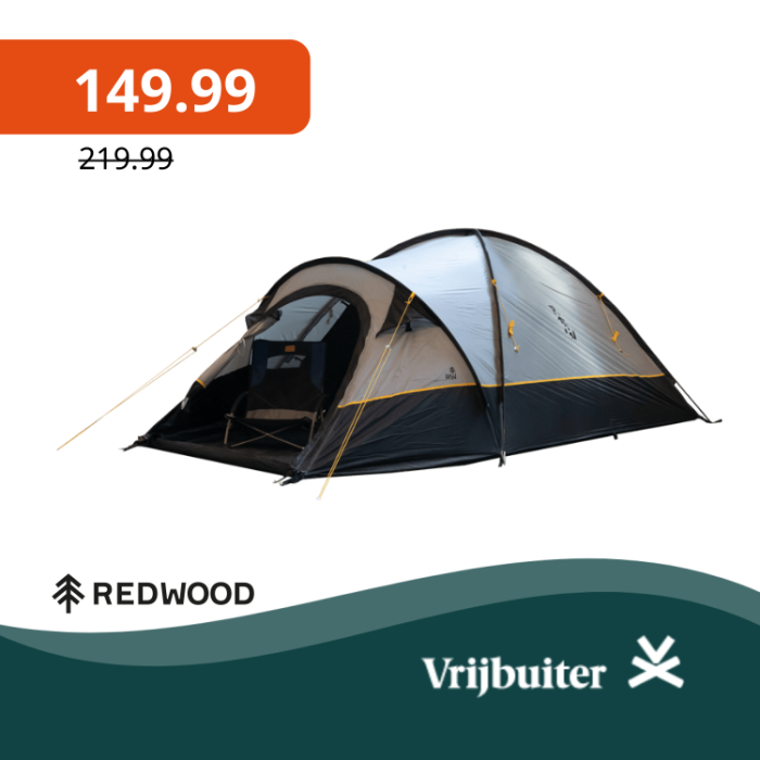 Redwood Chestnut 230 Koepeltent