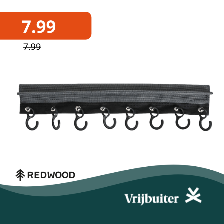 Redwood Kapstok met Klittenband en Pees