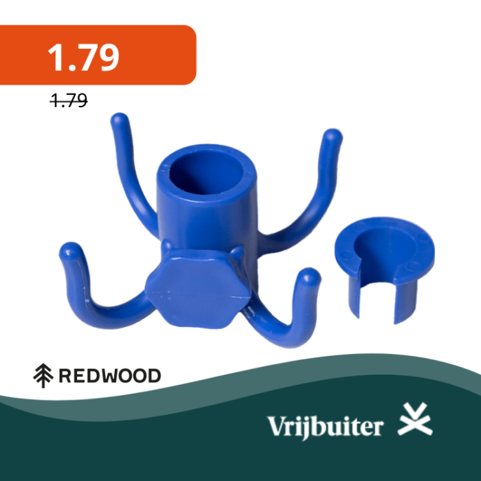 Redwood Kapstok met Adaptor 19-22mm