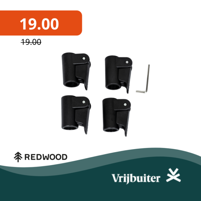 Redwood Buisklemmen 4 Stuks 19-22mm